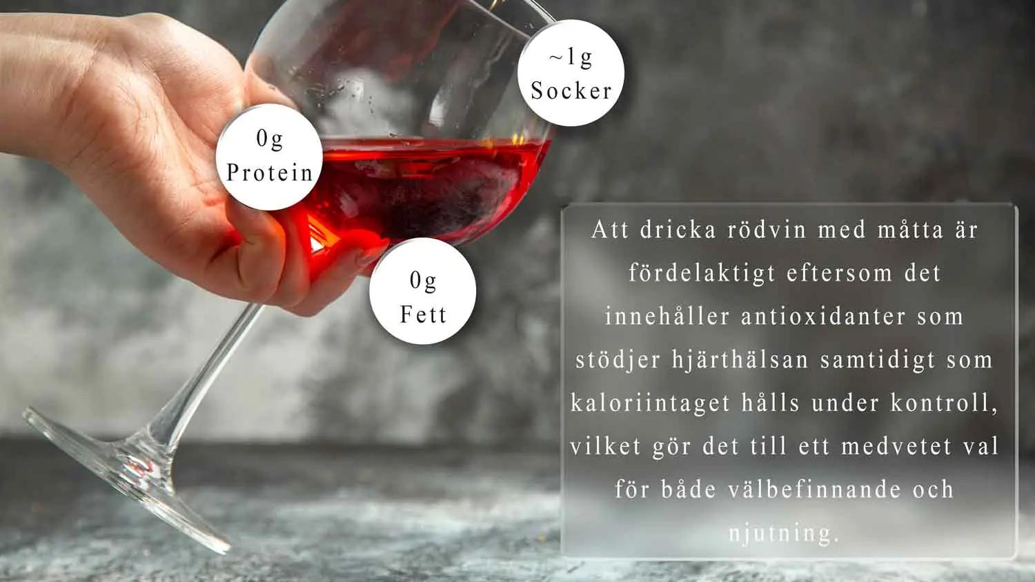 rödvin kalorie
